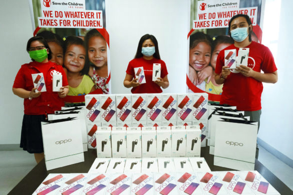OPPO Donates Brand New Phones and Earphones to Save the Children
