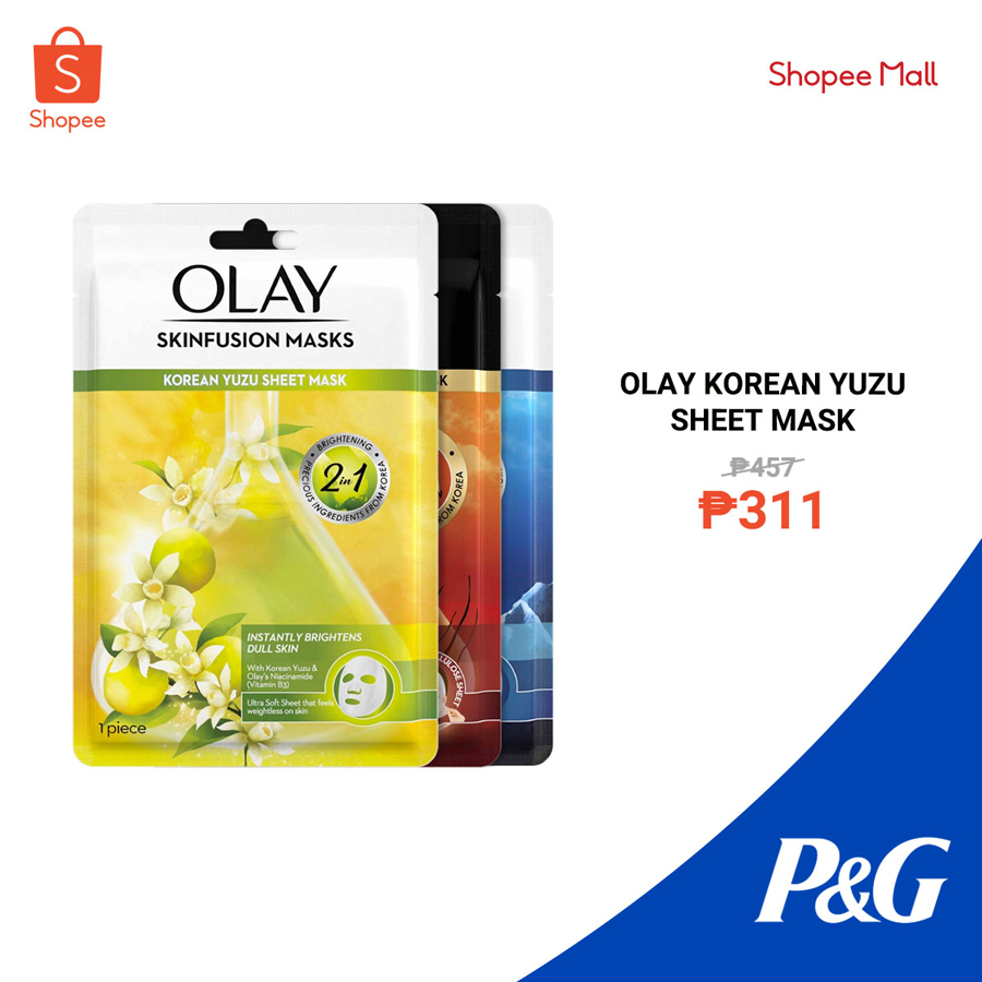 Olay Launches 3-Piece Skinfusion Korean Mask Exclusively on Olay Super Brand Day on Shopee