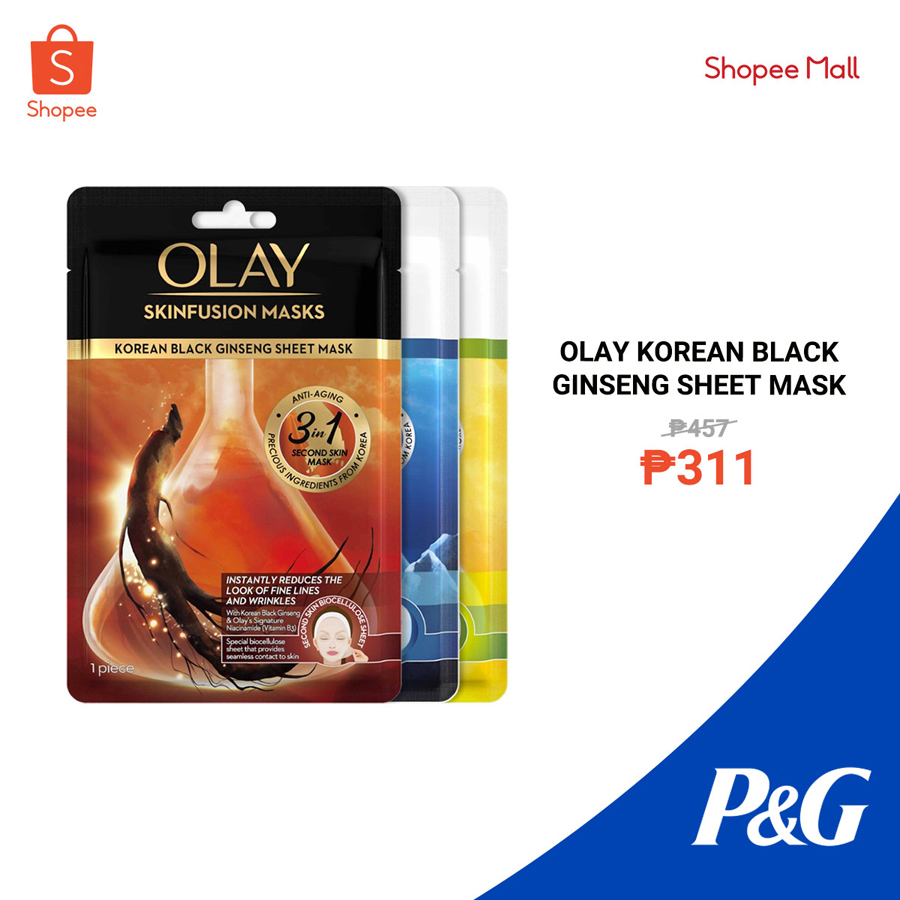 Olay Launches 3-Piece Skinfusion Korean Mask Exclusively on Olay Super Brand Day on Shopee