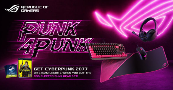 ASUS Republic of Gamers Announces Electro Punk Edition Gaming Peripherals together with Free Cyberpunk 2077