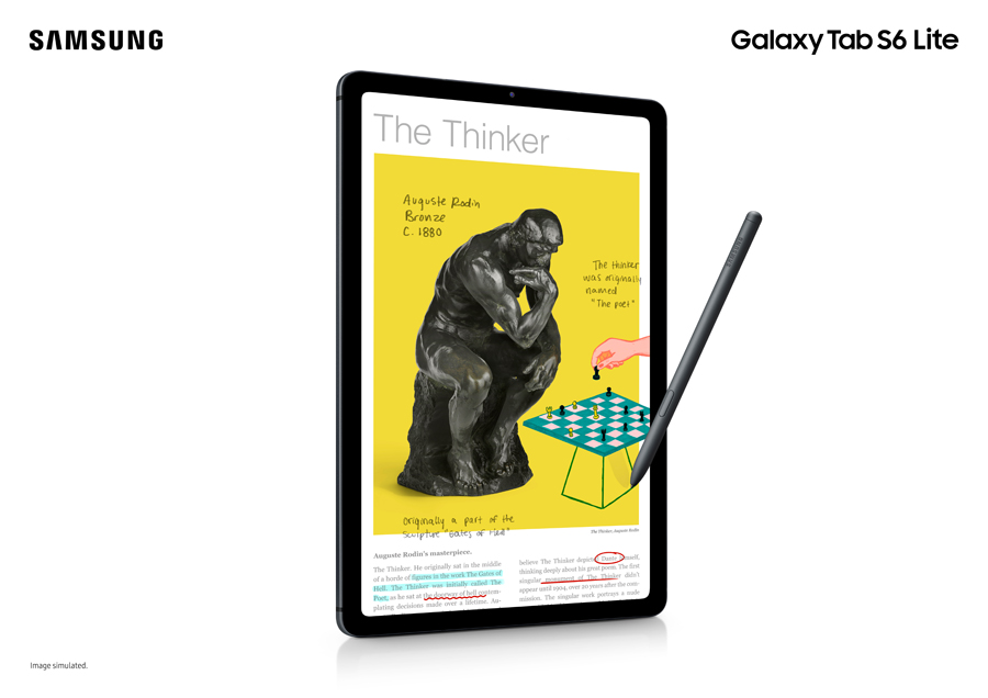 Empower New Kinds of Learning With the SAMSUNG Galaxy Tab S6 Lite, Now Available Nationwide!