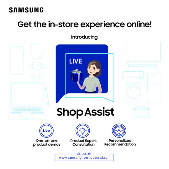 SAMSUNG Officially Launches Live Shop Assist Online