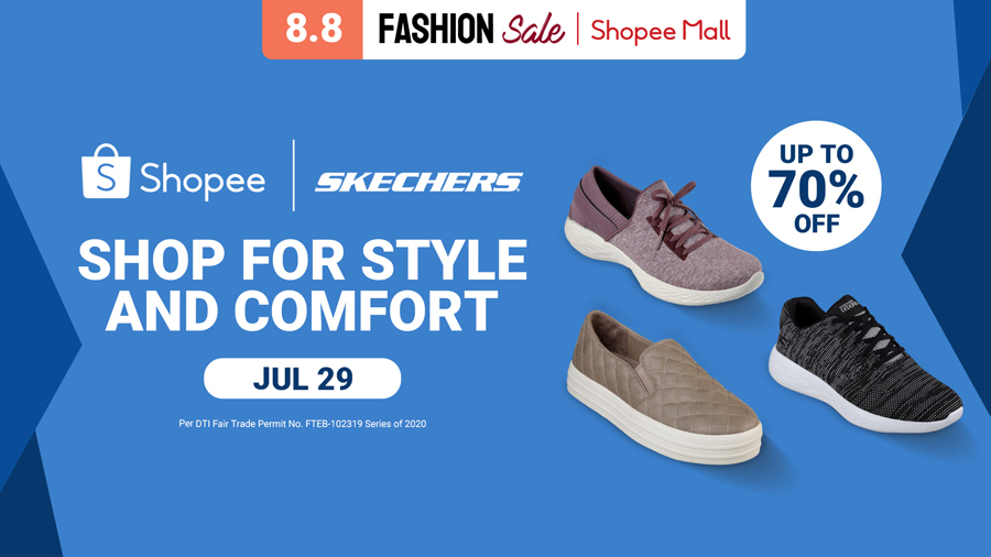 Complete Your OOTD Look with These Stylish Yet Comfy Shoes from Skechers at Shopee’s 8.8 Fashion Sale