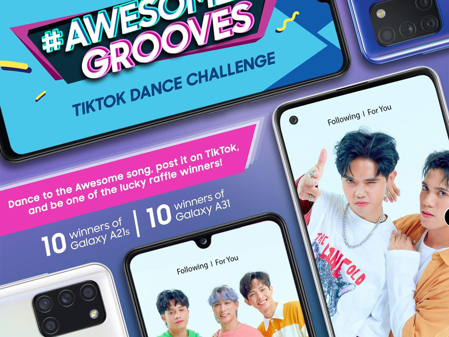Groove to Awesome on TikTok with  the SAMSUNG Galaxy A-series