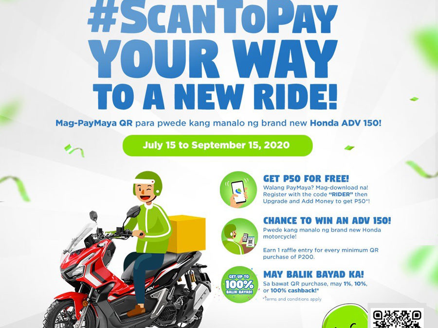 Delivery Riders Can #ScanToPay for Safer and More Rewarding Transactions With PayMaya