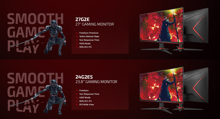 Pre-order Now for the AOC Gaming G2 Series Monitors