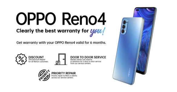 The New OPPO Reno 4 Comes with Clearly the Best Warranty for You