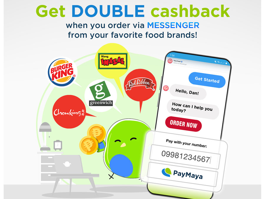PayMaya and Jollibee Foods Corporation Double up Your Rewards When You Order Your Favorite Meals via Facebook Messenger