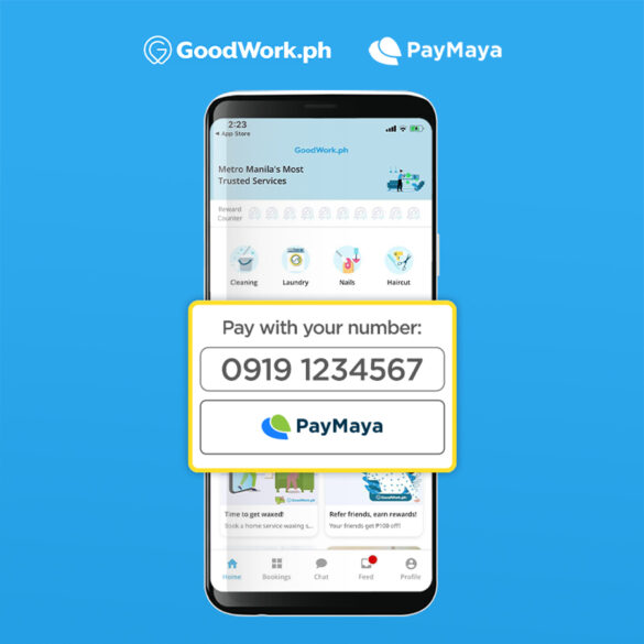 PH’s Top Home Services App Goodwork Upgrades to Safer Cashless Transactions With PayMaya