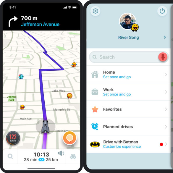 Keys? Check. Cape? Check. Introducing Batman and The Riddler to Waze