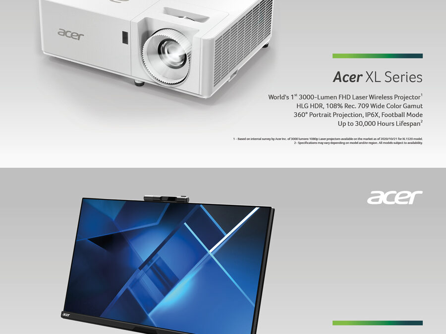 Acer Reveals New LED & Laser Projectors for Entertainment and Business