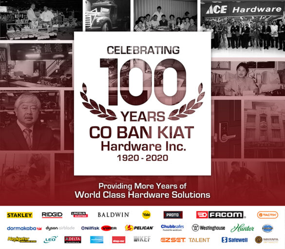 Co Ban Kiat Hardware Inc. is the preferred and trusted distributor of home improvement and hardware products in the Philippines. With its wide range of products from 68 global hardware brands and more than 2000 distribution channels, CBK Hardware is committed to provide more years of world class hardware solutions to Filipino homes and several industries.