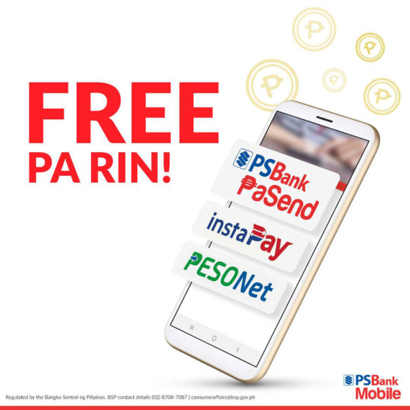 Waive fees extended! Continue to enjoy FREE InstaPay and PESONet transactions with PSBank