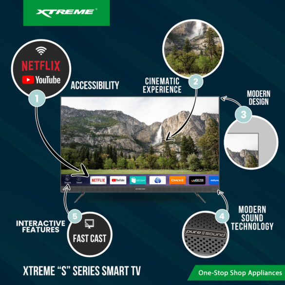 Reasons to Buy XTREME S Series Smart TV