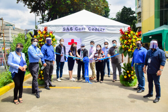SAS Contributes Towards the Fight Against the Pandemic, by Setting up a Care Centre in Philippines