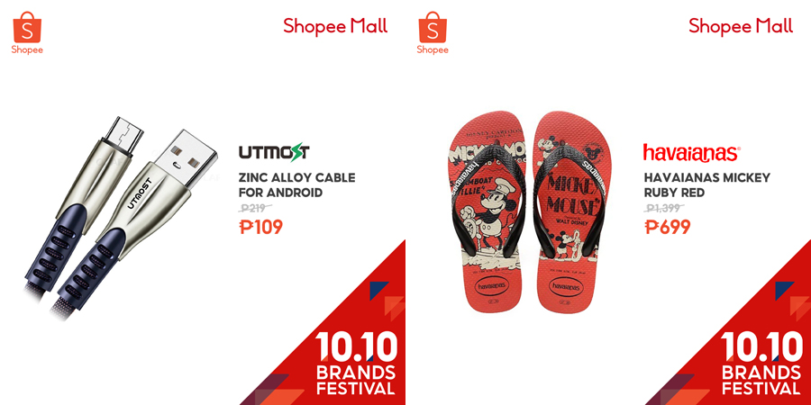 Grab These Amazing Products All at 50% Off on Shopee’s 10.10 Brands Festival