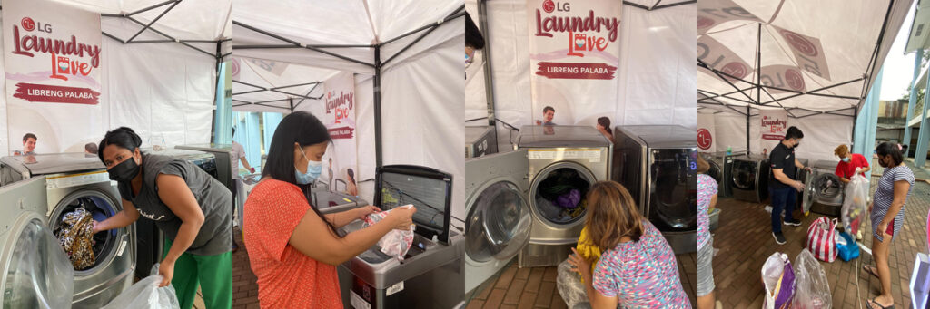 LG Shares Laundry Love to Marikina