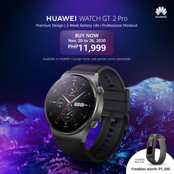 Huawei Announces Availability of HUAWEI Watch GT 2 Pro