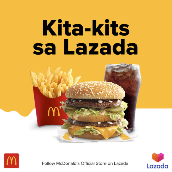 Add to cart McDonald’s food and merch, now available in LazMall!