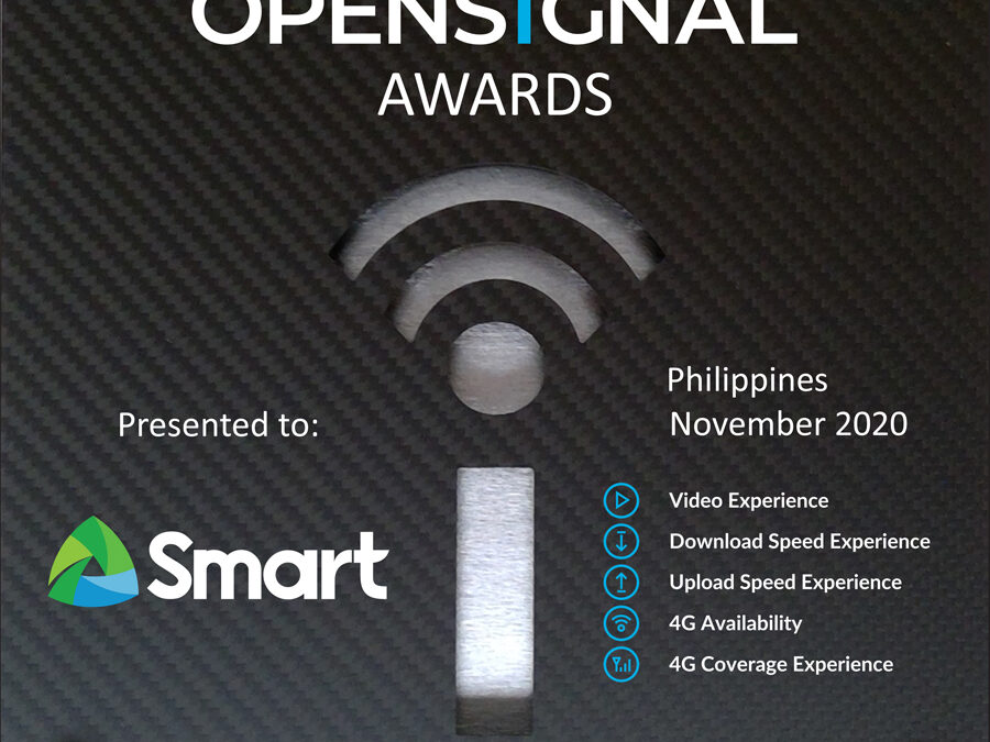 Smart widens gap vs competition on 4G Availability, wins Opensignal’s first 4G Coverage Experience award