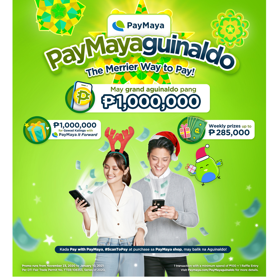 Give and receive this Christmas with PayMayaguinaldo