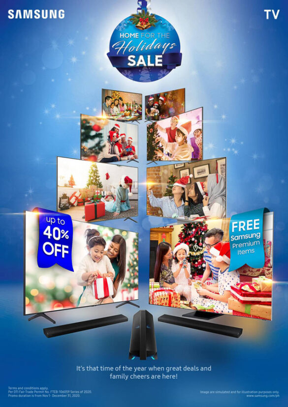 Ring in the holidays with a Samsung TV