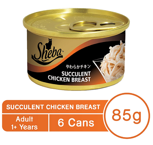 Buy Sheba Succulent Chicken Breast Wet Cat Food Pack of 6 85g