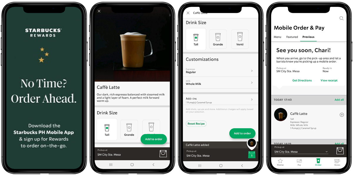 Starbucks launches Mobile Order & Pay in the Philippines