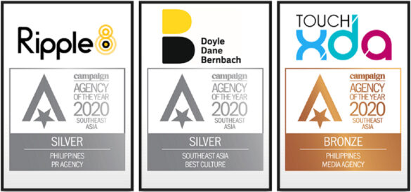 DDB Group bags 3 metals at Campaign Asia-Pacific Agency of the Year Awards