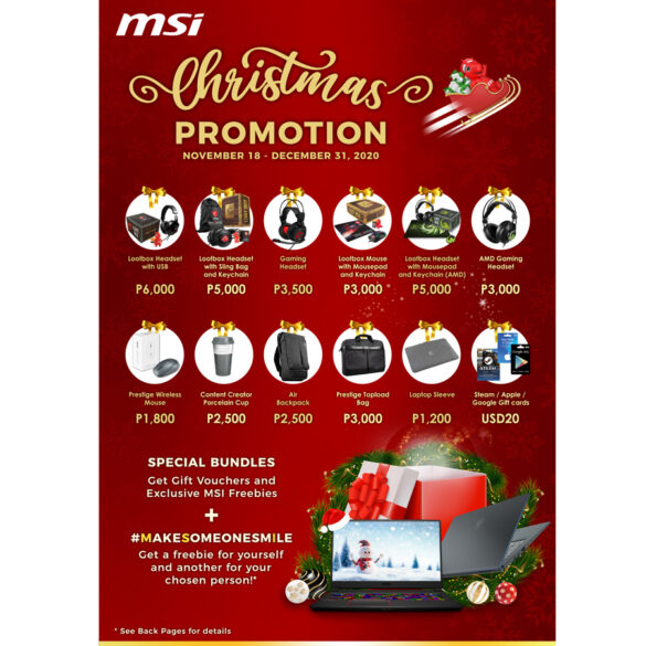 Deck Your Workstation with Brand New Gears with MSI’s Christmas Treats