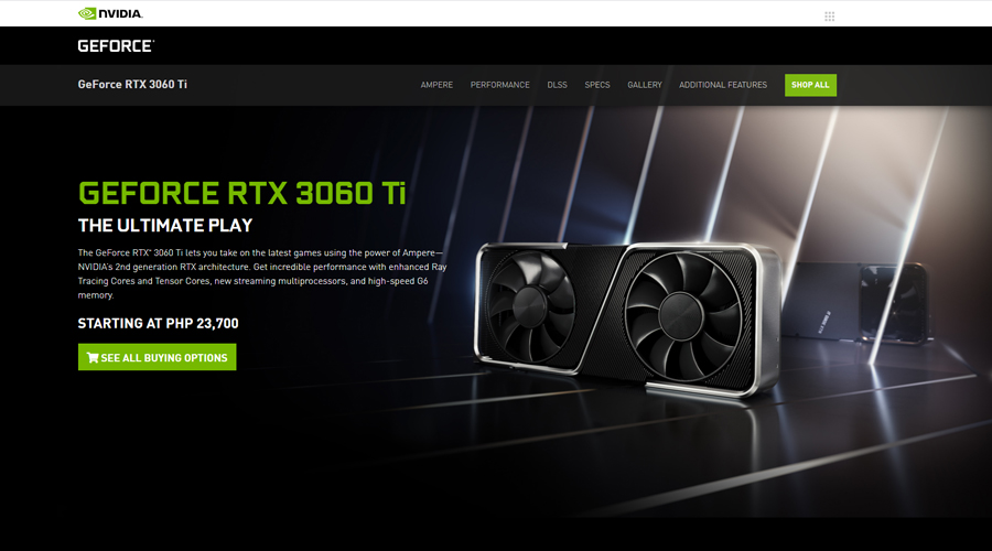 GeForce RTX 3060 Family