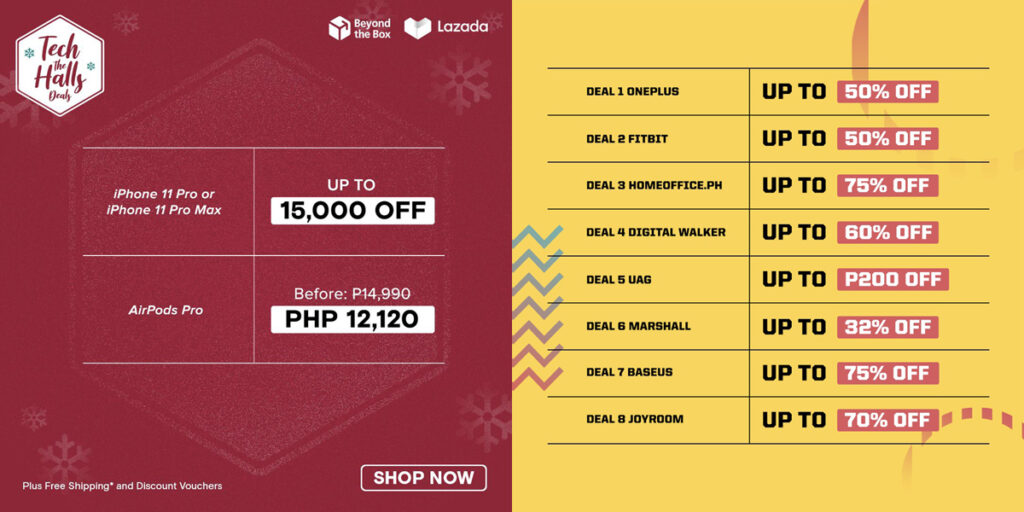 Spread the Holiday Cheer with Digital Walker’s TECH THE HALLS Gadget Christmas Sale up to 75% OFF!