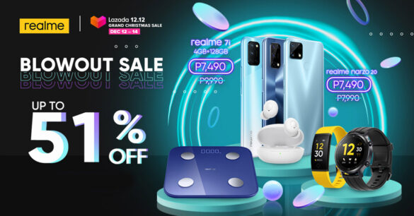 realme Philippines joins Lazada 12.12 Grand Christmas Sale with huge discounts of up to 51%