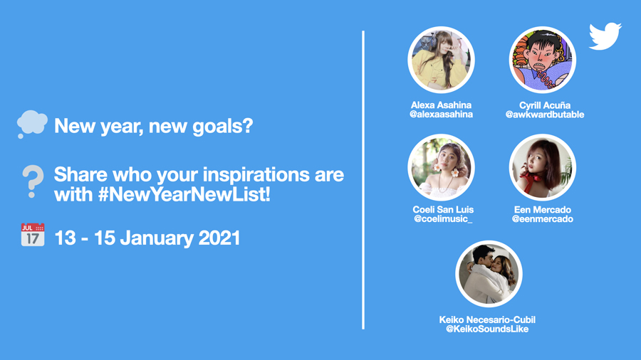Twitter kicks off 2021 with #NewYearNewList to inspire people creating their new year’s resolution with Twitter List