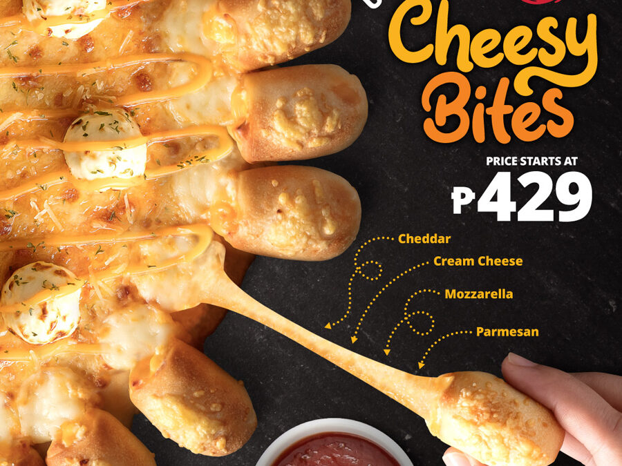 Bite into 4 delicious cheeses with the Ultimate Cheesy Bites Pizza from Pizza Hut