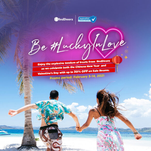 Be #LuckyinLove when you check-in to safe stays and plan your travel up to a 30% price drop