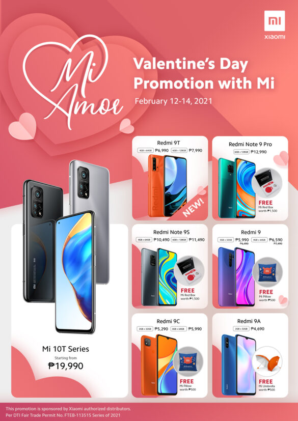 Get a treat from Xiaomi this Love Month with the Mi Amor Valentine’s Day Promo