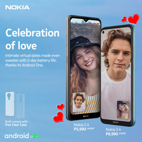 Celebrate love with special price cuts on Nokia 2.4 and Nokia 3.4 right in time for Valentine’s Day