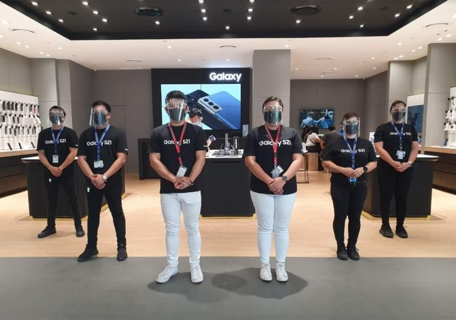 Safe Shopping Experience at Samsung Experience Stores