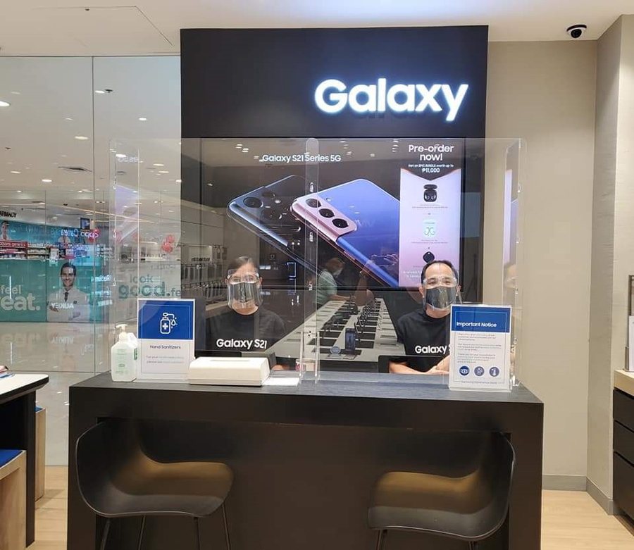 Safe Shopping Experience at Samsung Experience Stores