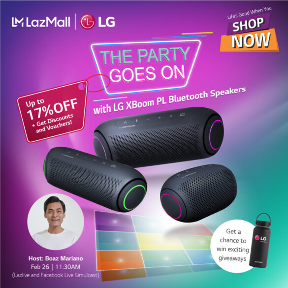 The Party Goes on With LG XBoom Go