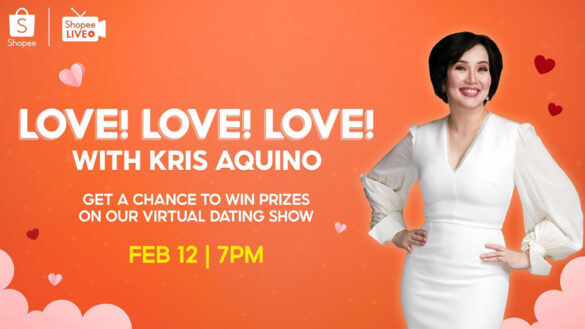 Three Things to Look Forward to with Kris Aquino on Shopee Love! Love! Love!, a Special Valentine's Day Livestream