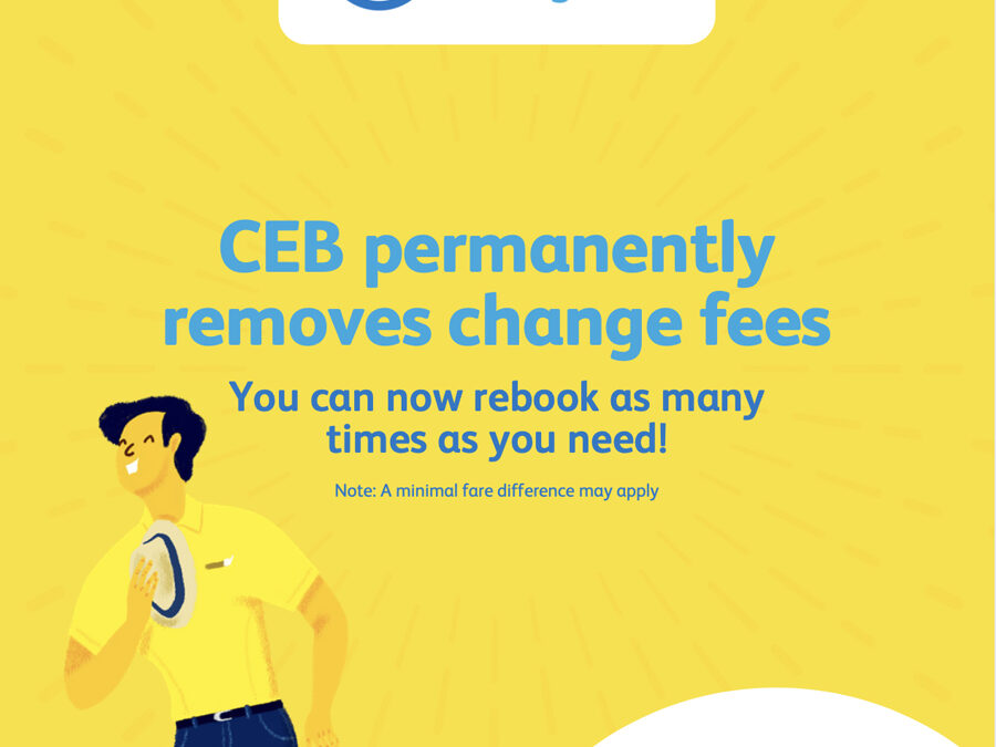 Cebu Pacific permanently removes change fees