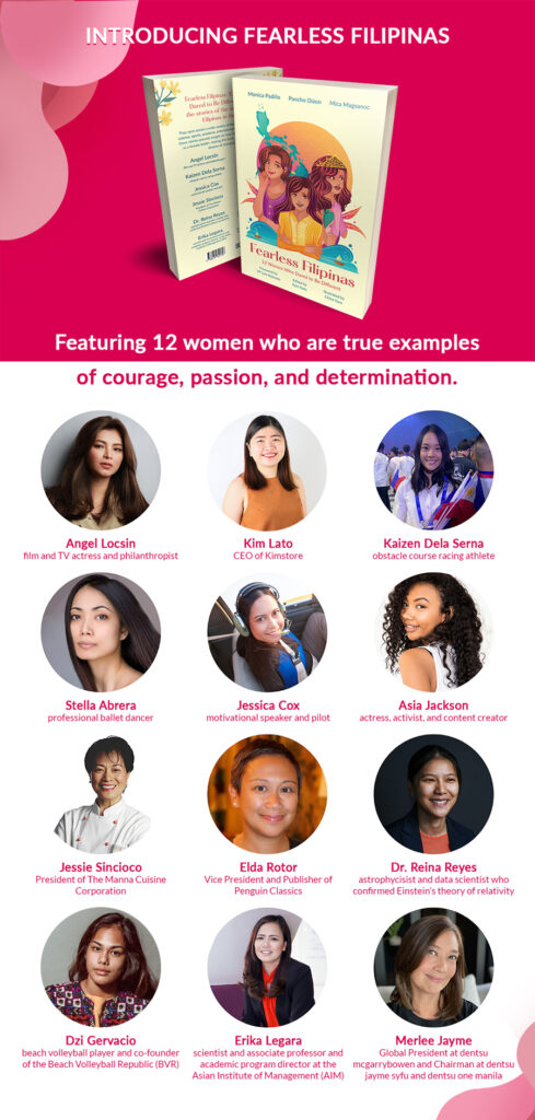 Business leaders Merlee Jayme and Kim Lato honored in new book, Fearless Filipinas: 12 Women Who Dared to Be Different, about modern Pinay heroes