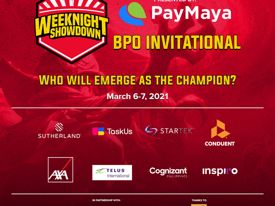 Paymaya Champions PH Esports with Weeknight Showdown Series for BPO Employees