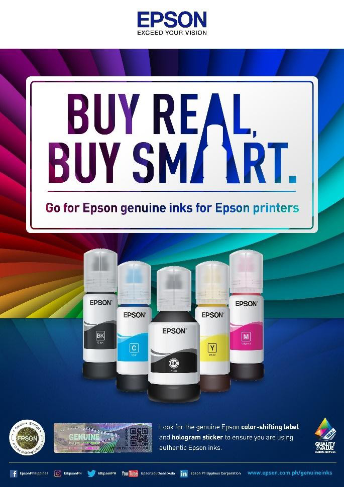 opgroeien diefstal China Buy Real, Buy Smart: Protect your warranty and your equipment by using Epson  Genuine Inks for your Epson Printers – SwirlingOverCoffee