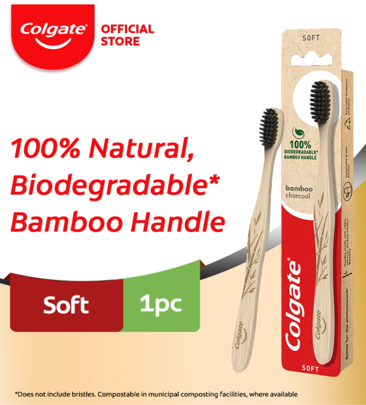 Colgate Naturals Bamboo Charcoal Toothbrush