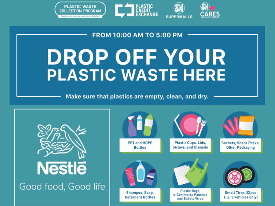 Nestlé Philippines Supports PCEx and SM Malls’ Plastic Waste Collection Initiative