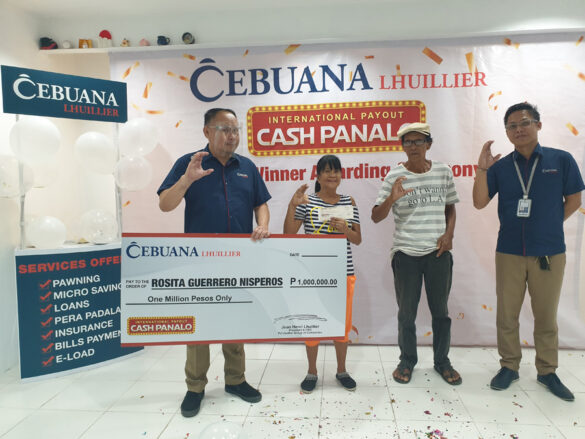Cebuana Lhuillier International Payout Cash Panalo Promo concludes with senior citizen taking home PHP1M grand prize