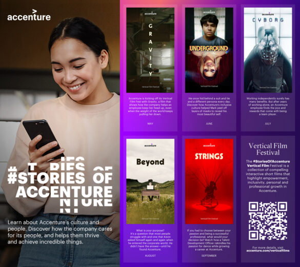Accenture Philippines’ Stories of Accenture Campaign highlights commitment to people; showcase employee stories in a virtual vertical film festival